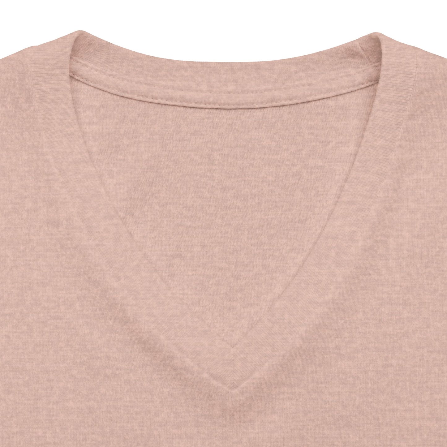 Women's V-Neck Tee — Small Chest Crest Graphic