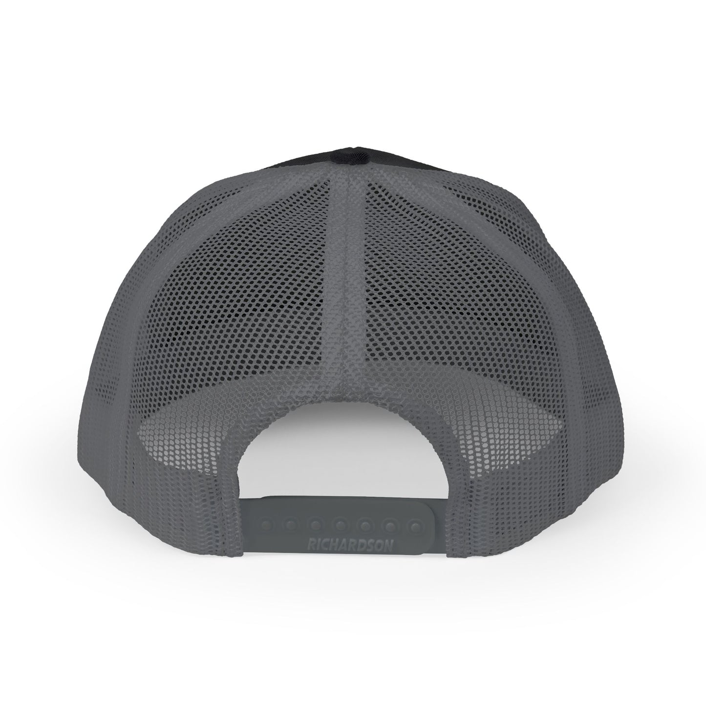 Trucker Cap with Lion Crest Logo — Embroidered Snapback Mesh Hat