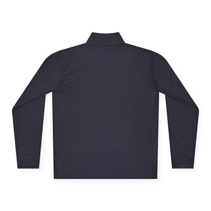 Quarter-Zip Pullover — Small Crest Logo "Live to Explore"