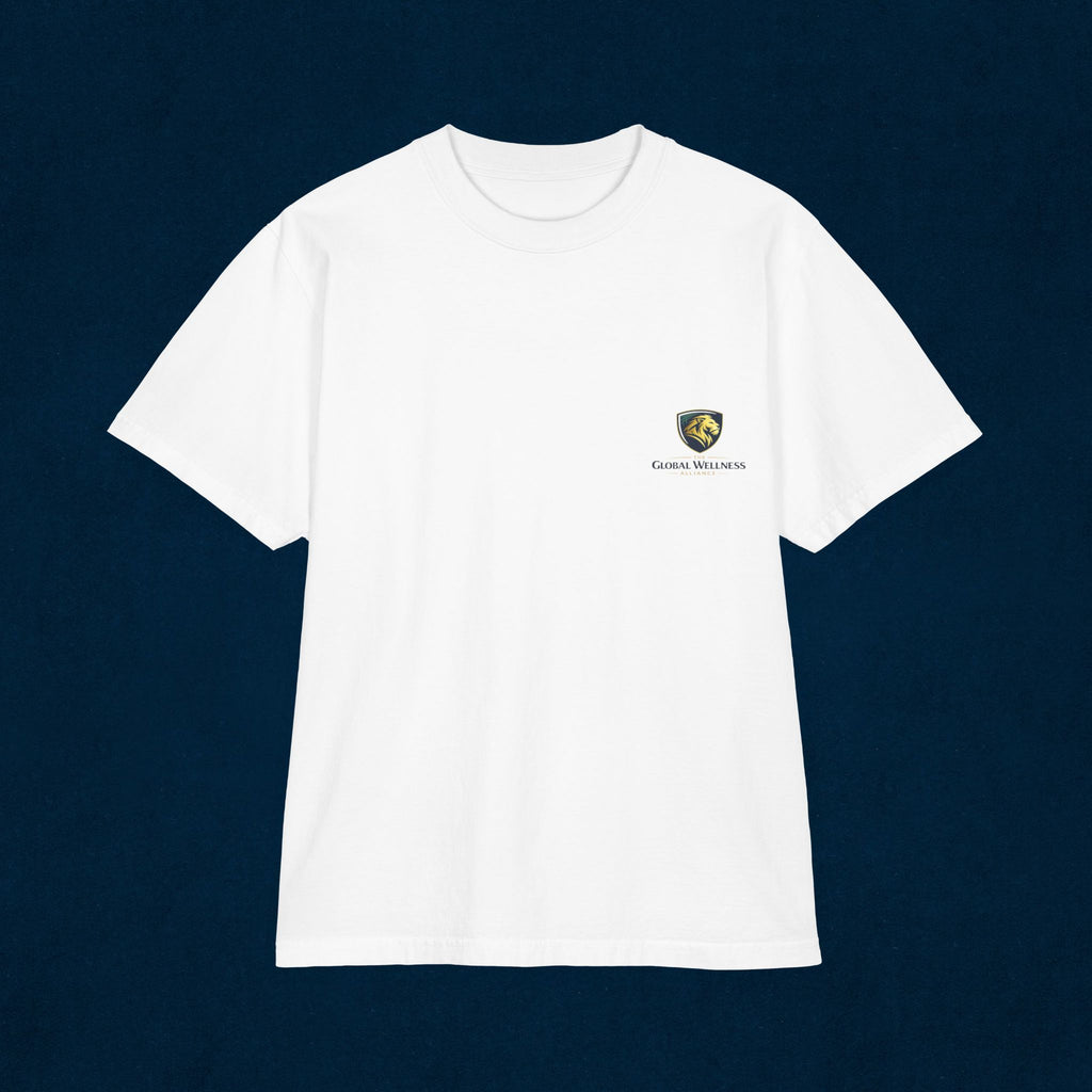 Chest Crest Logo T-Shirt — Minimal Shield Graphic Tee