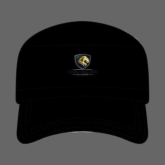 Global Wellness Corps Cap — Lion Shield Embroidered Military-Style Hat