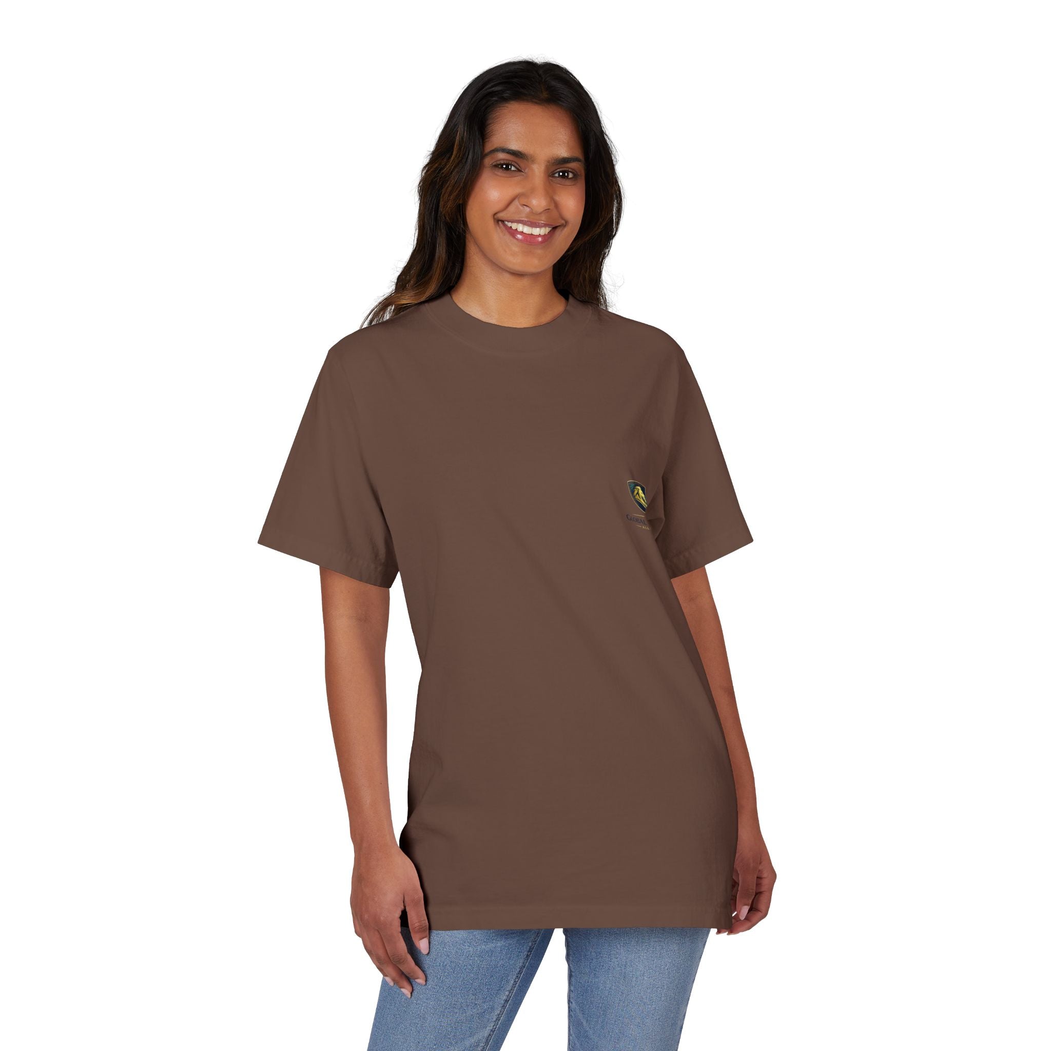 Chest Crest Logo T-Shirt — Minimal Shield Graphic Tee