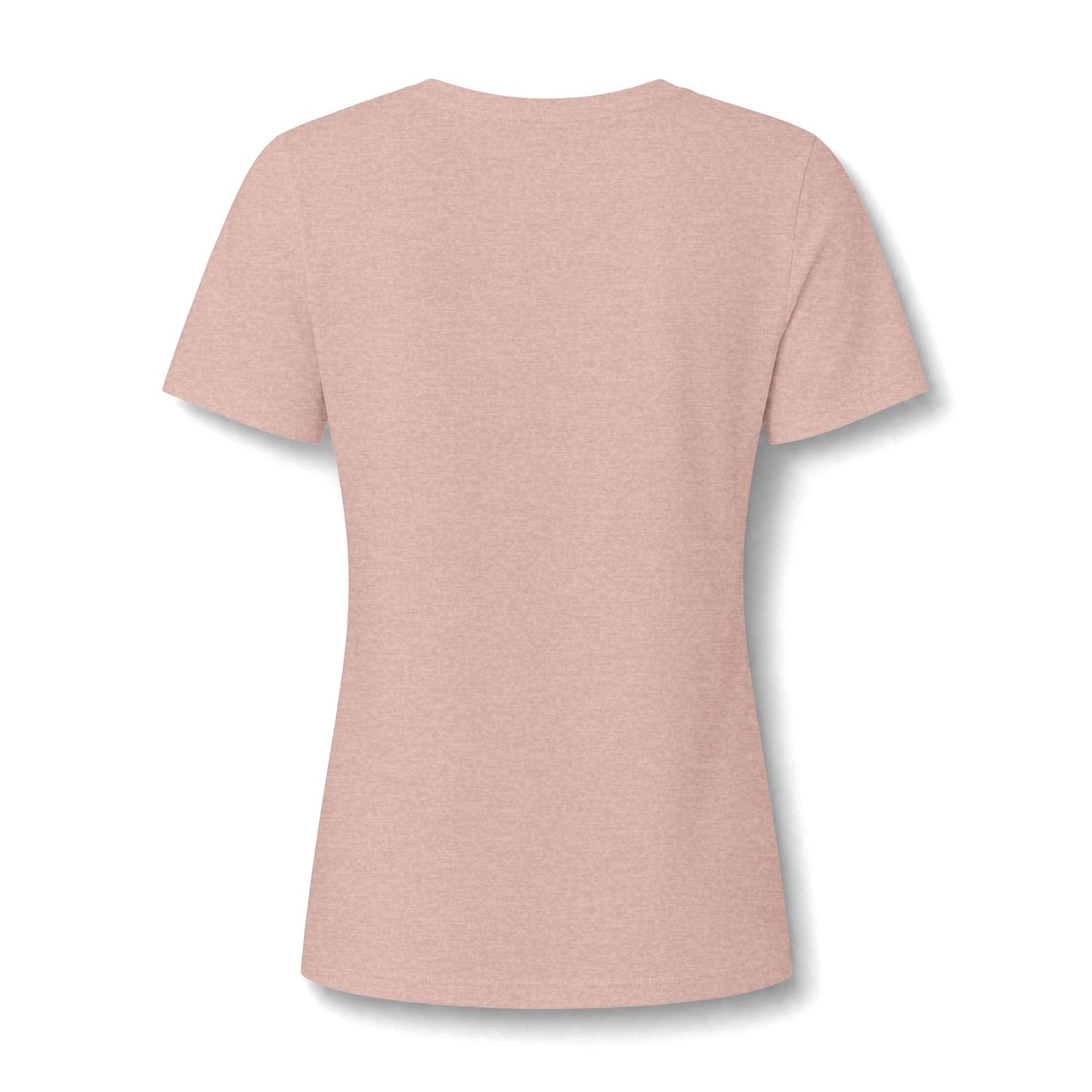 Women's V-Neck Tee — Small Chest Crest Graphic