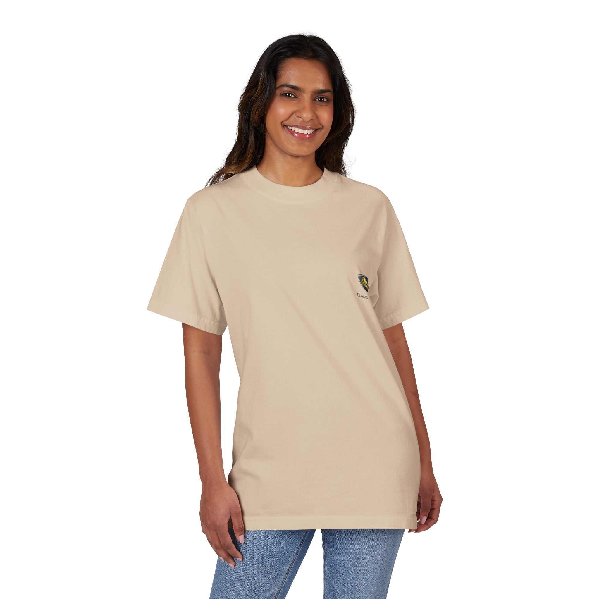 Chest Crest Logo T-Shirt — Minimal Shield Graphic Tee