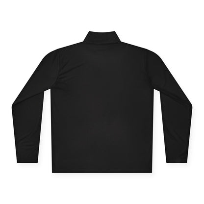 Quarter-Zip Pullover — Small Crest Logo "Live to Explore"