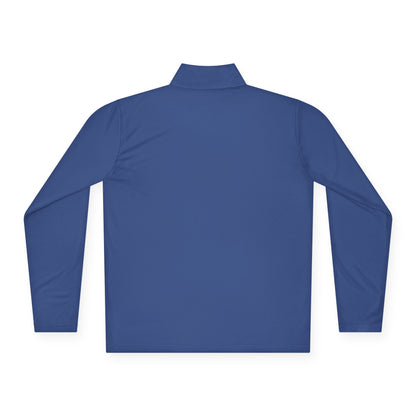 Quarter-Zip Pullover — Small Crest Logo "Live to Explore"