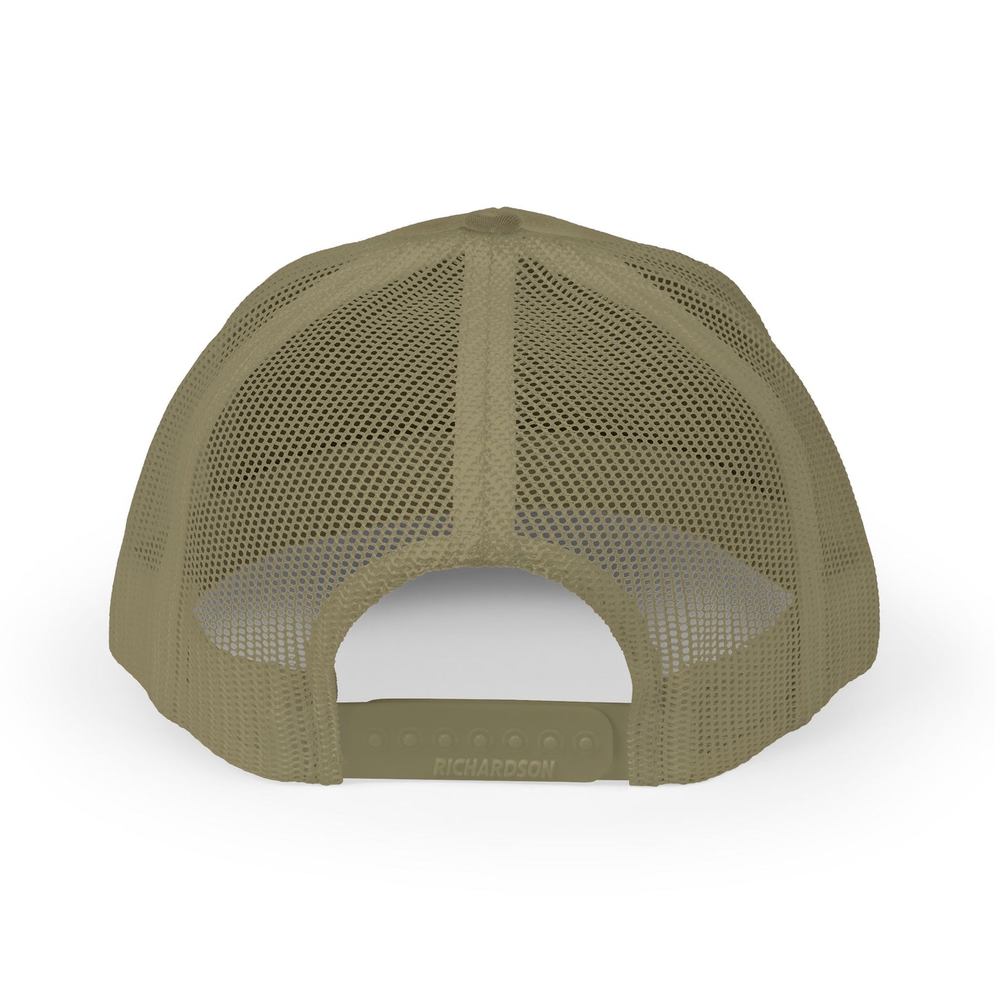 Trucker Cap with Lion Crest Logo — Embroidered Snapback Mesh Hat
