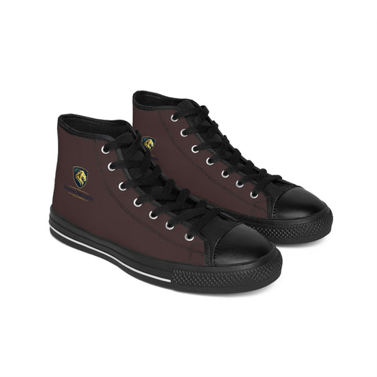 Classic High-Top Sneakers — Global Wellness Alliance Logo