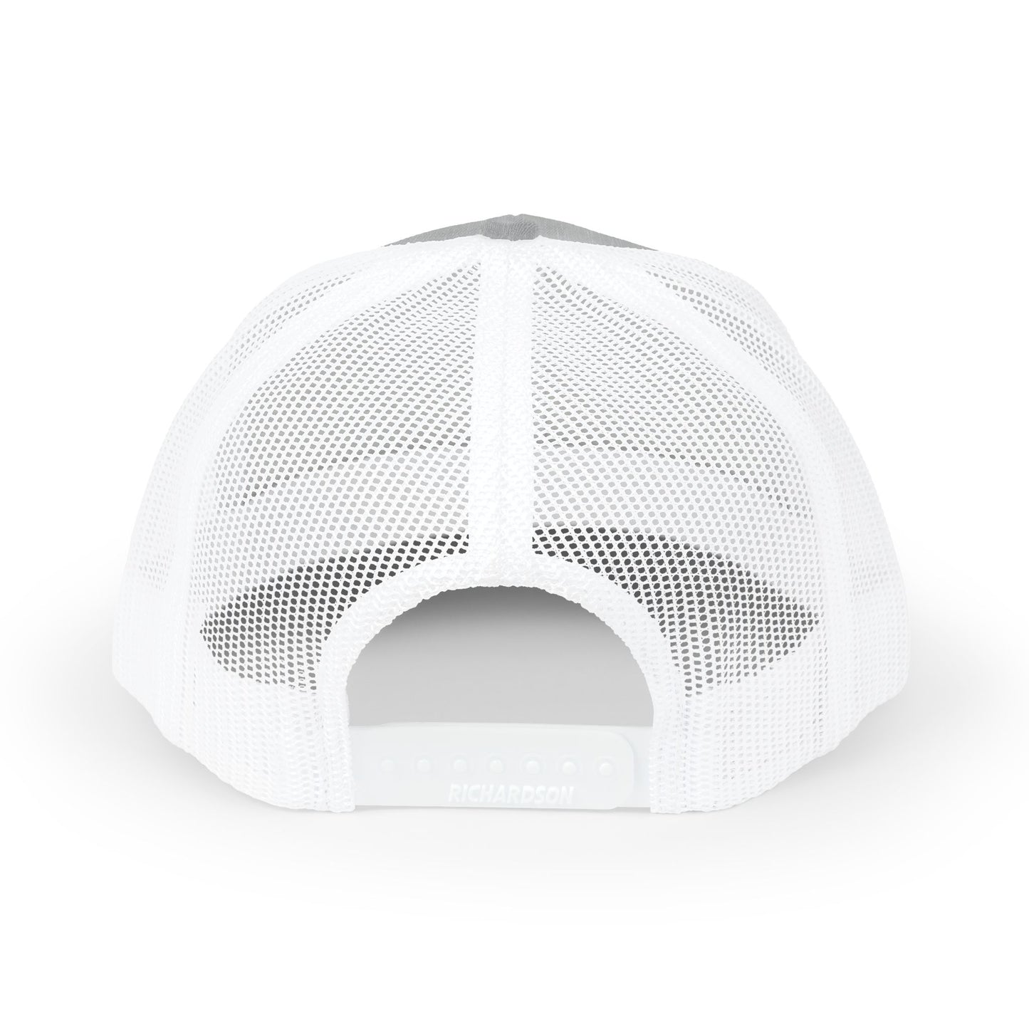 Trucker Cap with Lion Crest Logo — Embroidered Snapback Mesh Hat