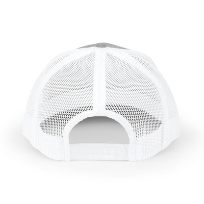 Trucker Cap with Lion Crest Logo — Embroidered Snapback Mesh Hat