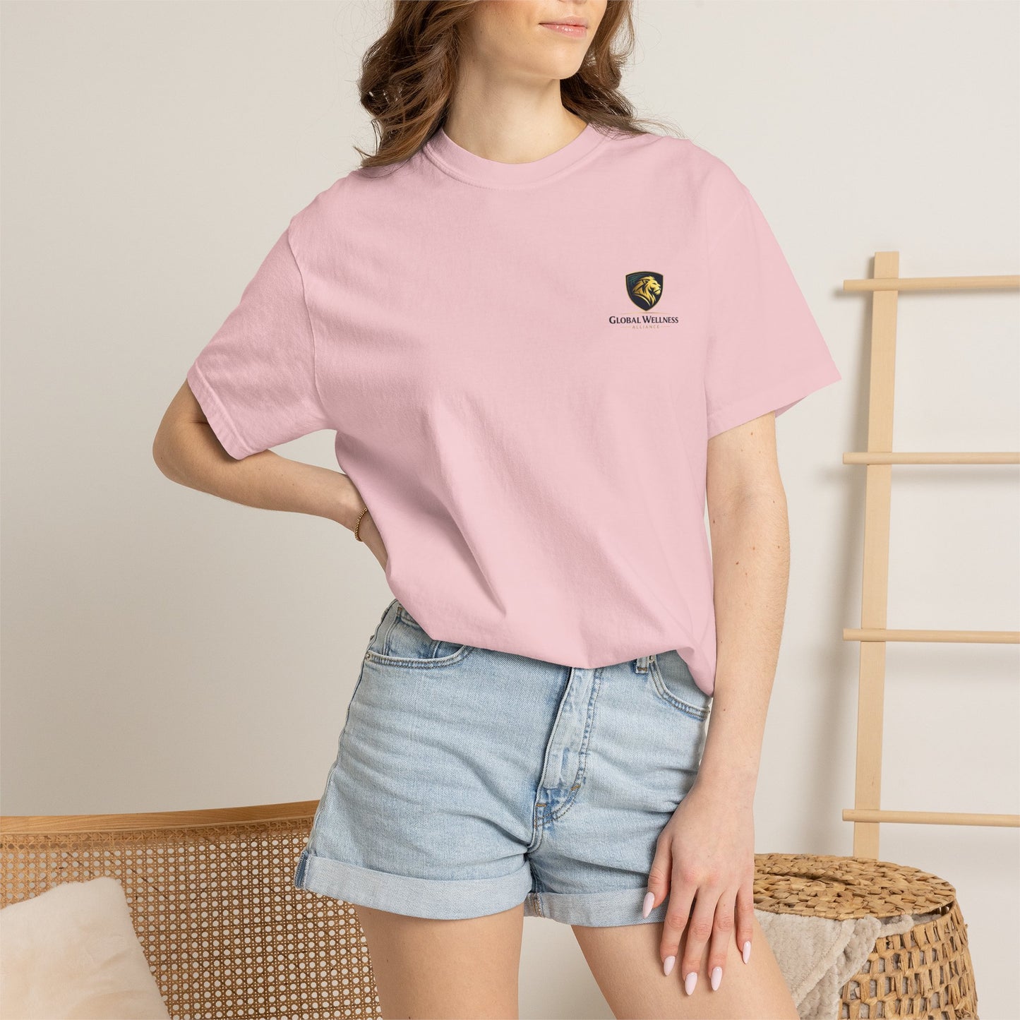 Vintage Crest T-Shirt — Gentle Waves Club Chest Logo