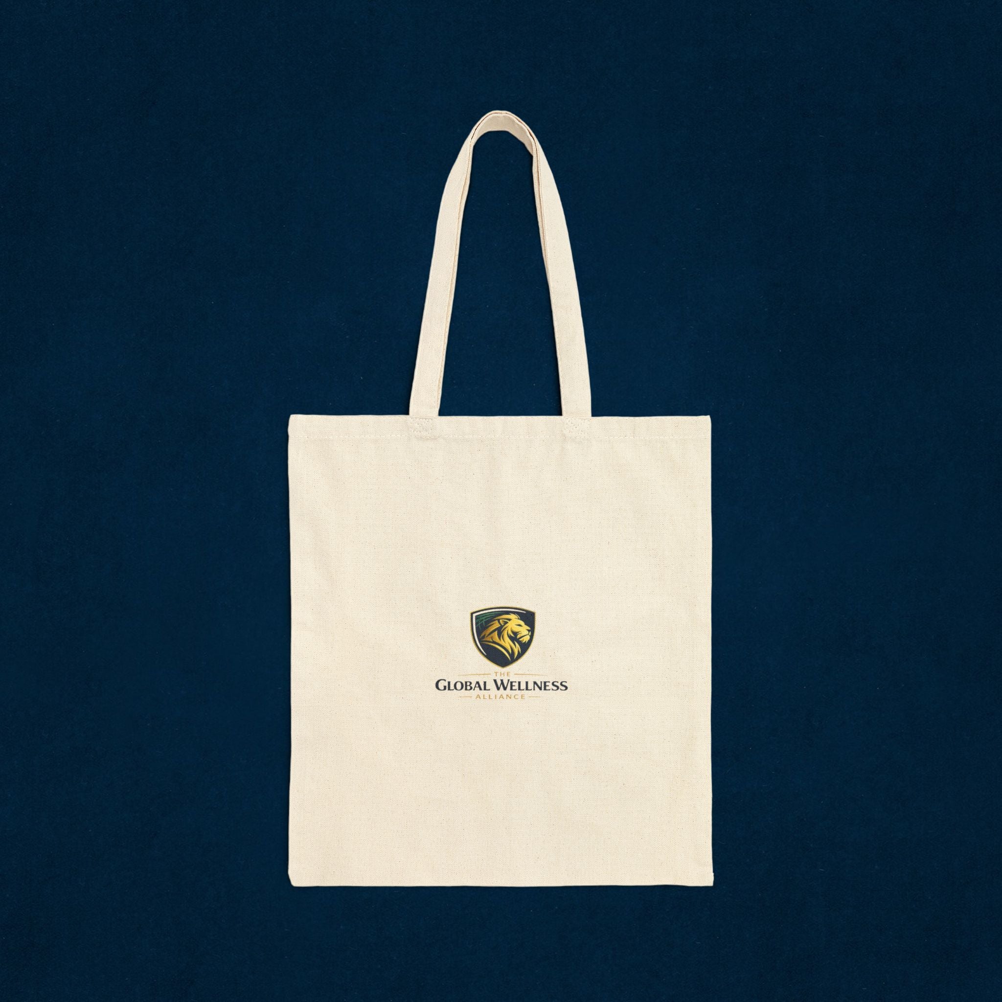 Canvas Tote Bag — Global Wellness Logo Eco Shopper