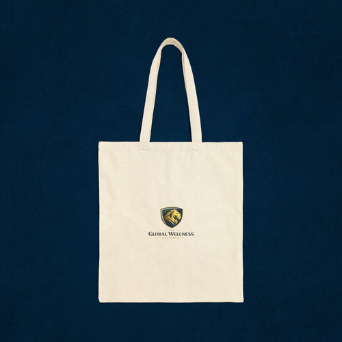 Canvas Tote Bag — Global Wellness Logo Eco Shopper
