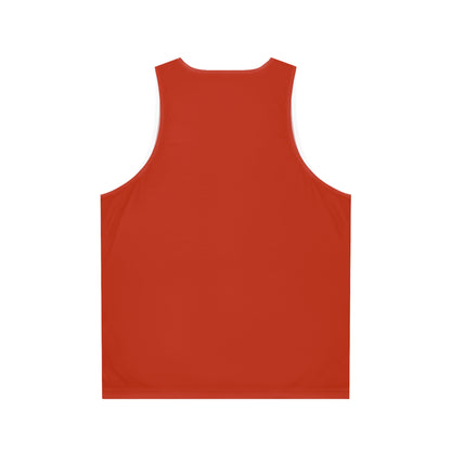 Caiman Wrestling Logo Tank — Athletic Red Graphic Tank Top