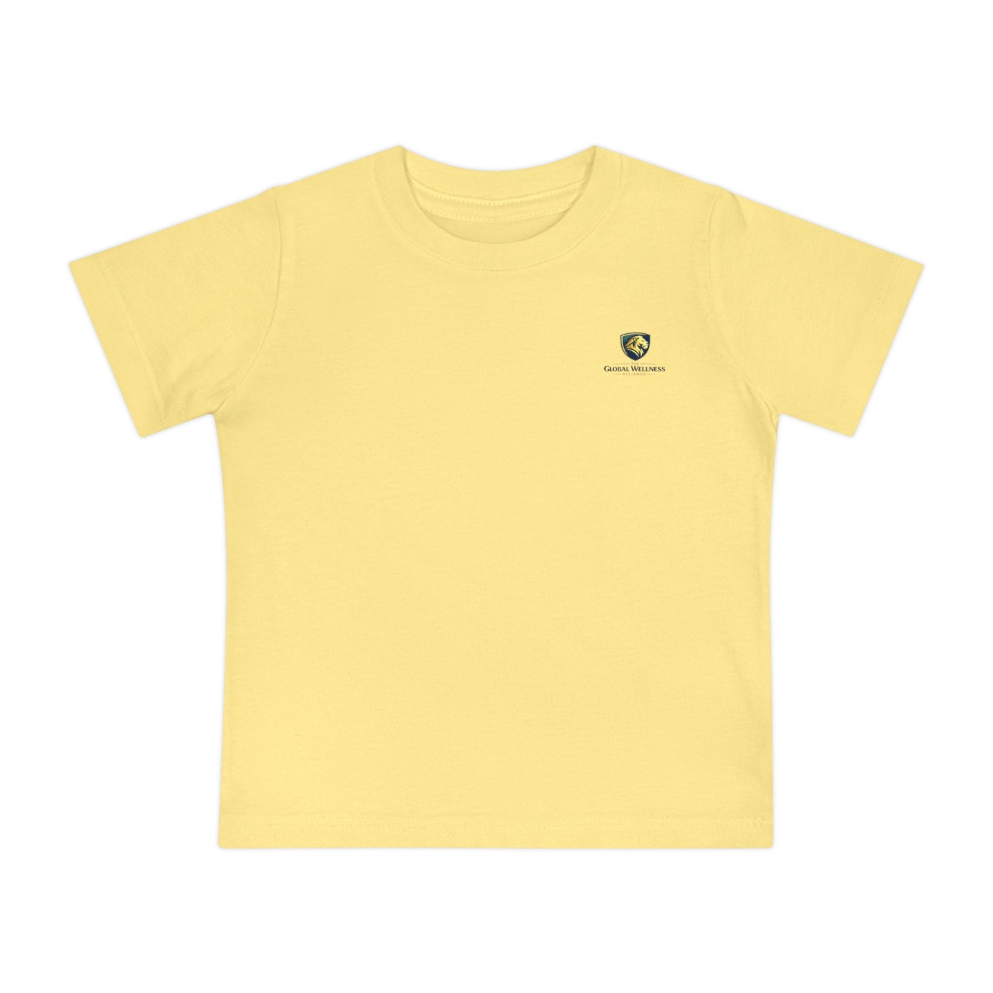 Baby T-Shirt — Yellow Mini Logo Tee (Cute Casual Infant Top)