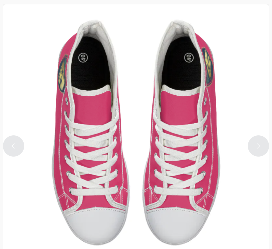 Custom Unisex High Top Canvas Sneakers